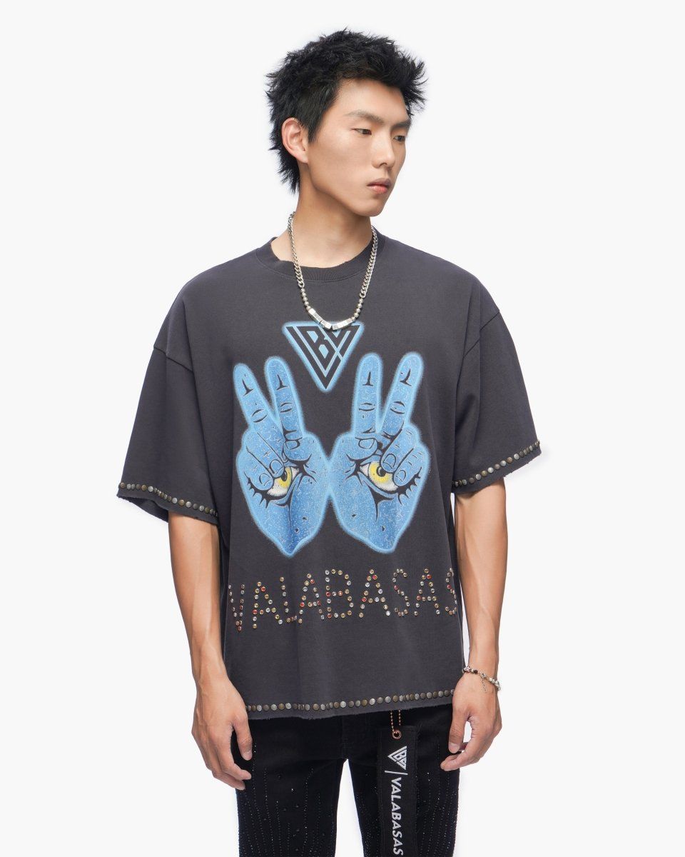 Valabasas Clear Visions Vintage Grey Tee