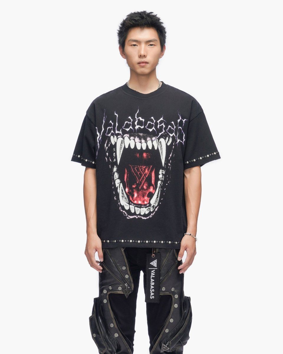 Valabasas Viscious Vintage Black Tee