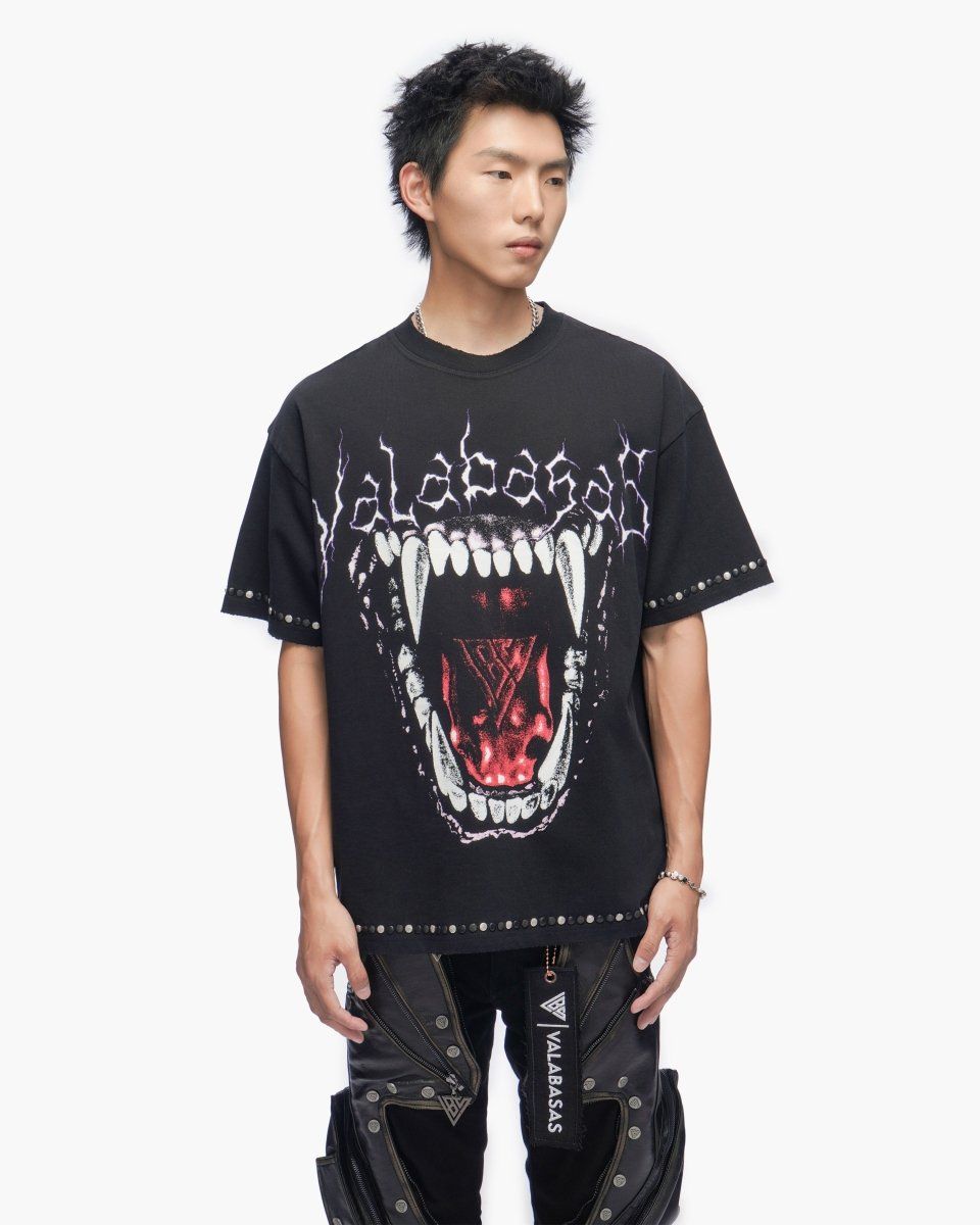 Valabasas Viscious Vintage Black Tee