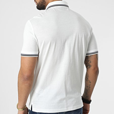 Armani Exchange White Polo Shirt