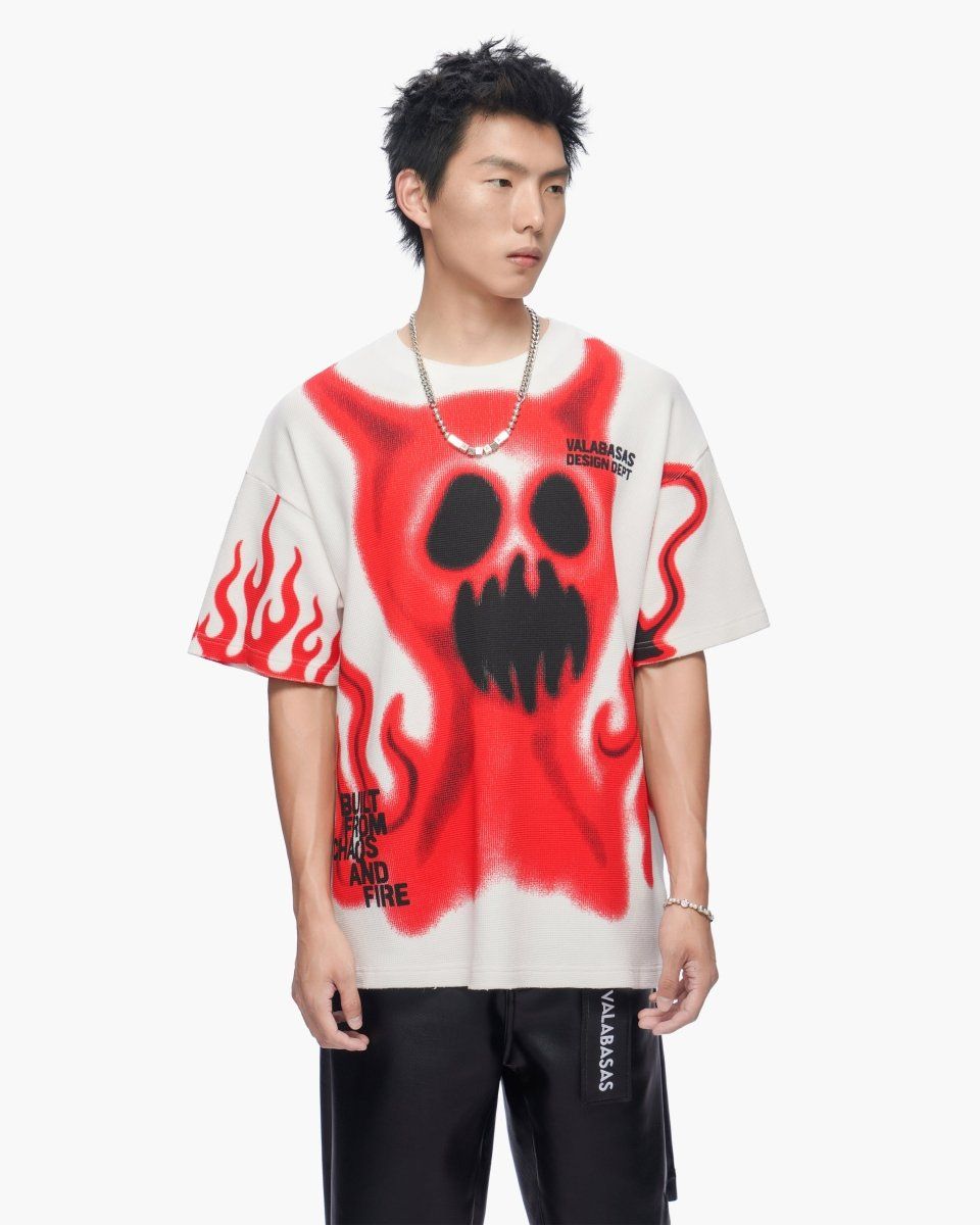 Valabasas Hotter Than Hot White Thermal Tee