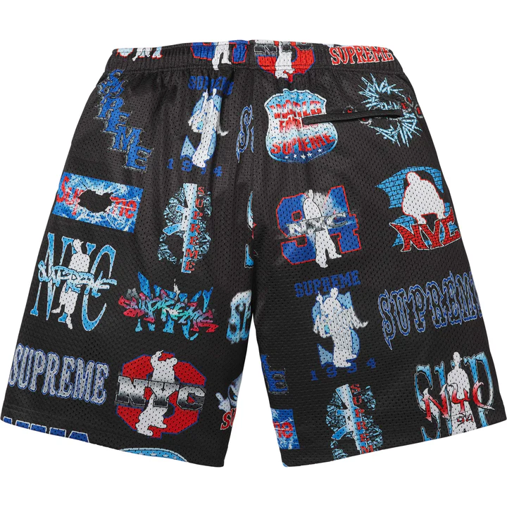 Supreme® Flash Mesh Black Short