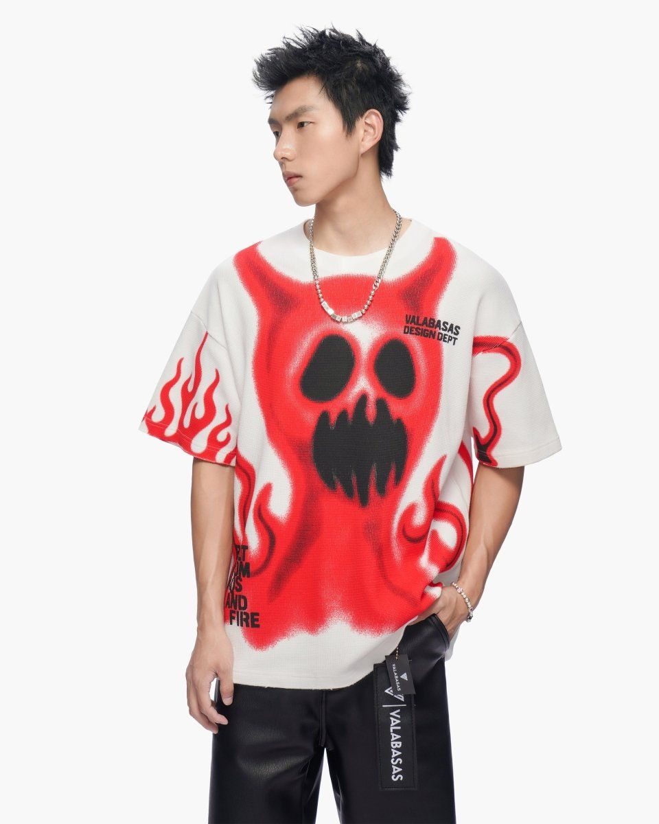 Valabasas Hotter Than Hot White Thermal Tee