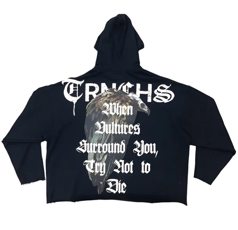 TRNCHS
AMOUNG VULTURES BLACK HOODIE