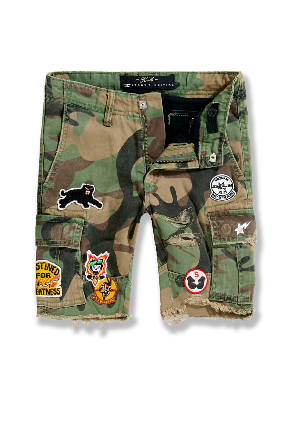 Jordan Craig See You In Paradise KIDS WAR ANGEL CARGO SHORTS (VINTAGE CAMO)