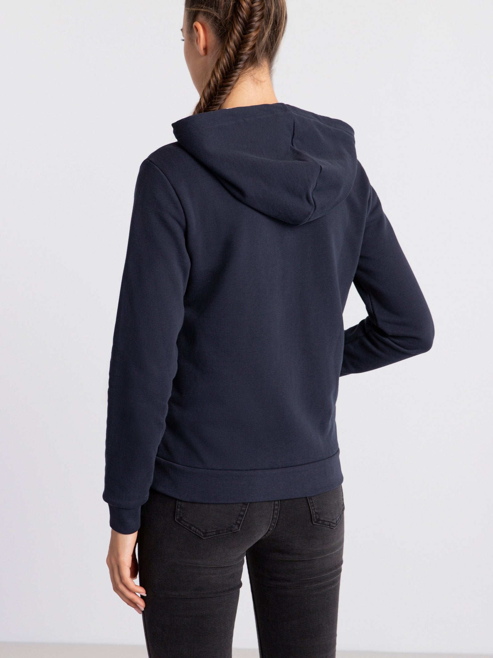 armani exchange navy zip up sweatshirt hoodies