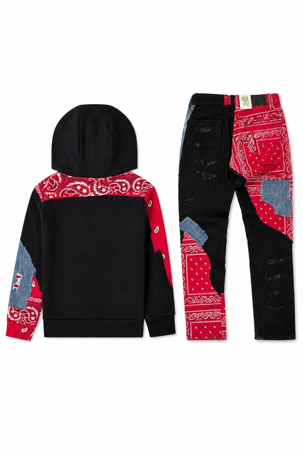 Jordan Craig KIDS REPRESENT DENIM TRUCKER JACKET (CRIMSON)