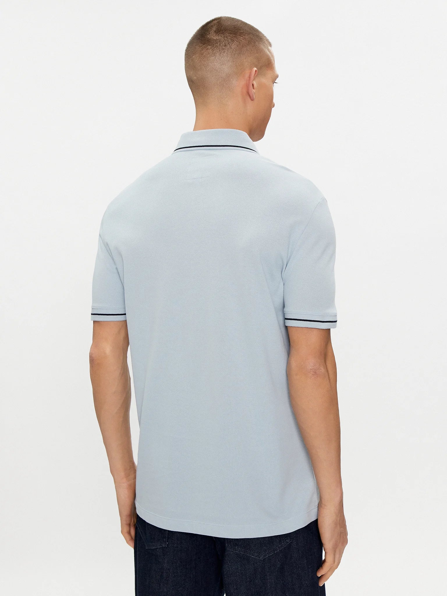 Armani Exchange Extra Light blue Polo Shirt