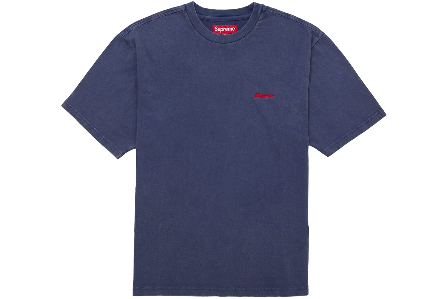 Supreme Washed S/S Top (SS26)
Navy