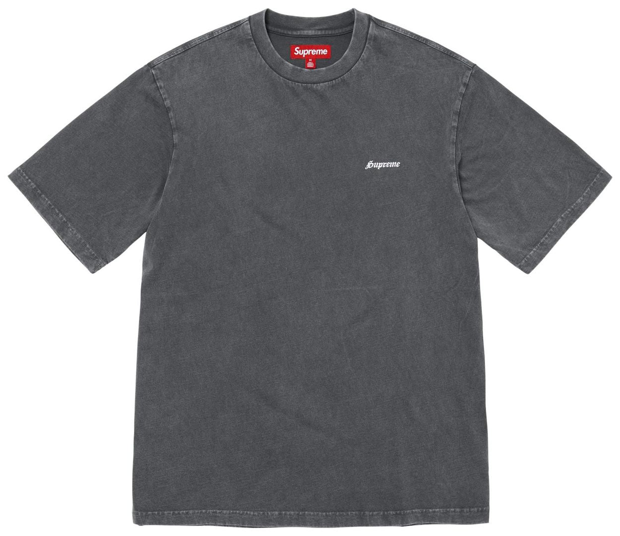 Supreme Washed Short-Sleeve Top 'Black'