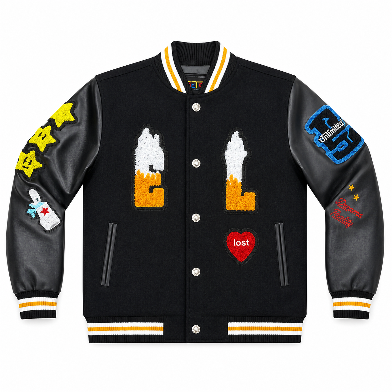 Elite Premium Denim Kids VARSITY JACKET