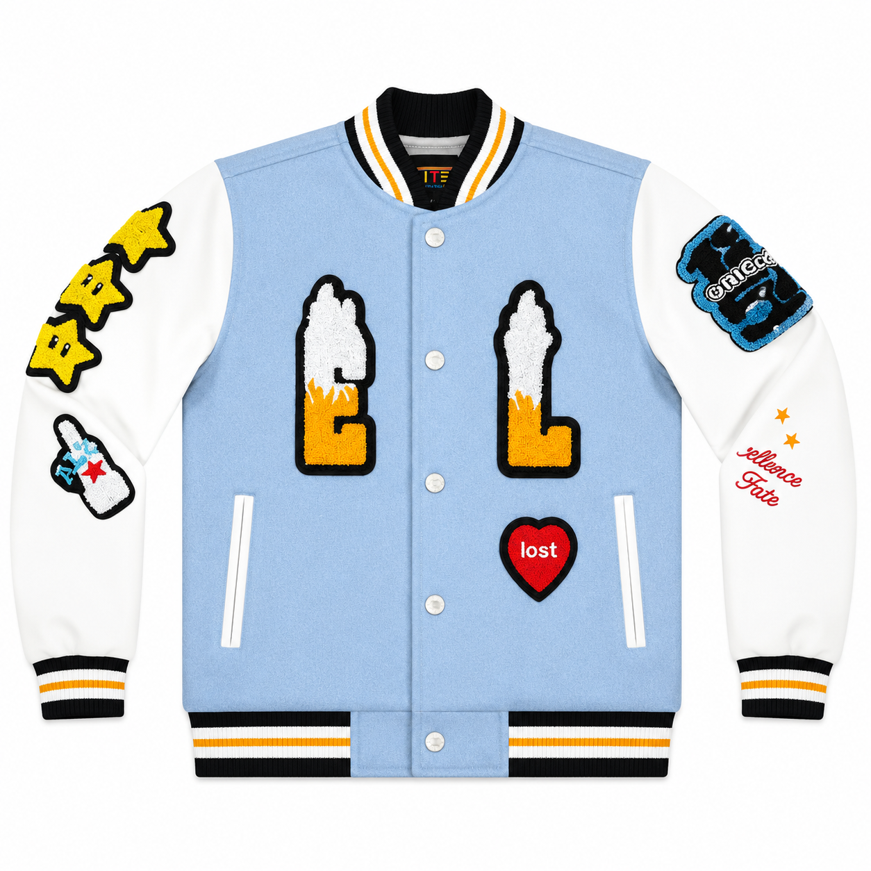 Elite Premium Denim Kids VARSITY JACKET