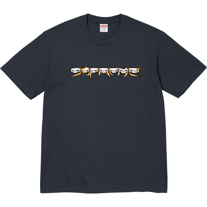 Supreme® Skulls Spellout Tee Navy