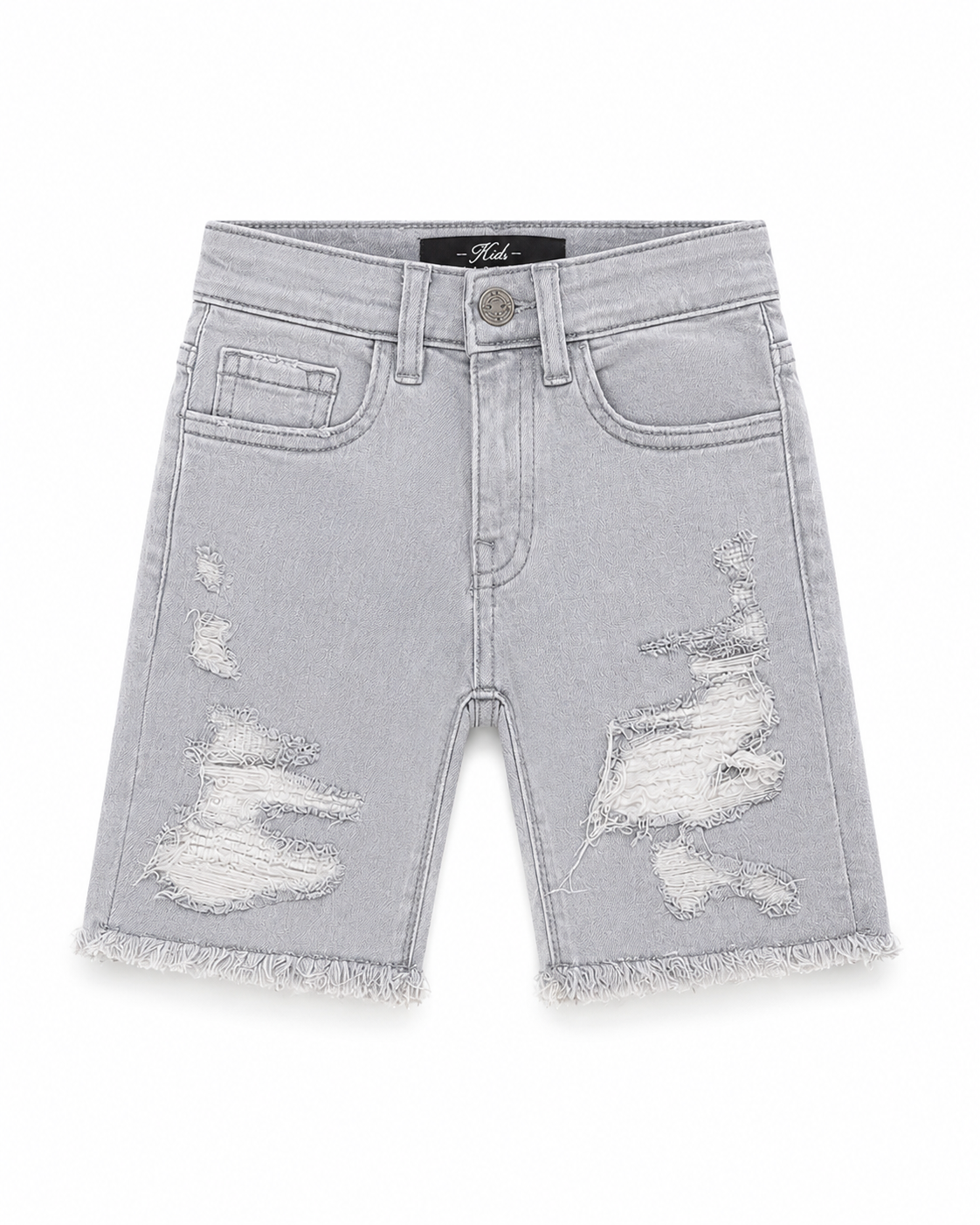 Jordan Craig Grey Jean Shorts Kids