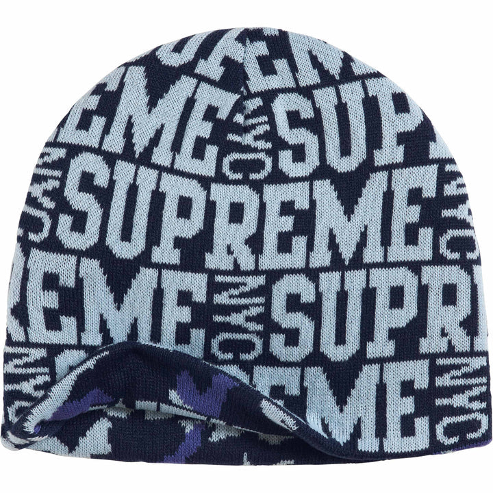 Supreme® Reversible Camo Beanie Navy