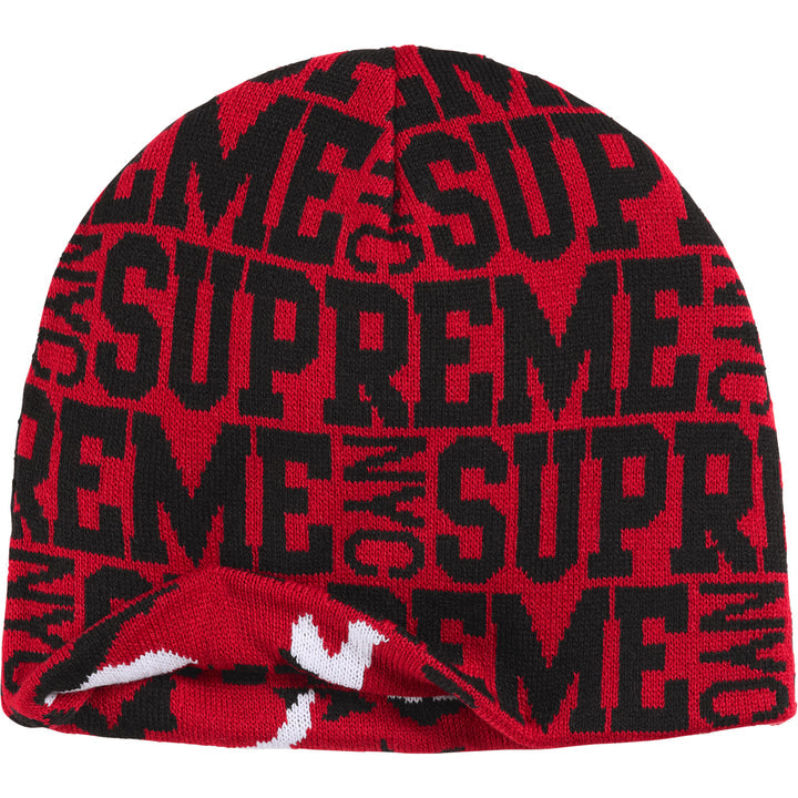 Supreme® Reversible Camo Beanie Red