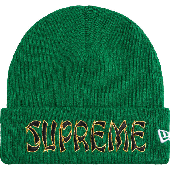 Supreme® New Era® Action Beanie Green
