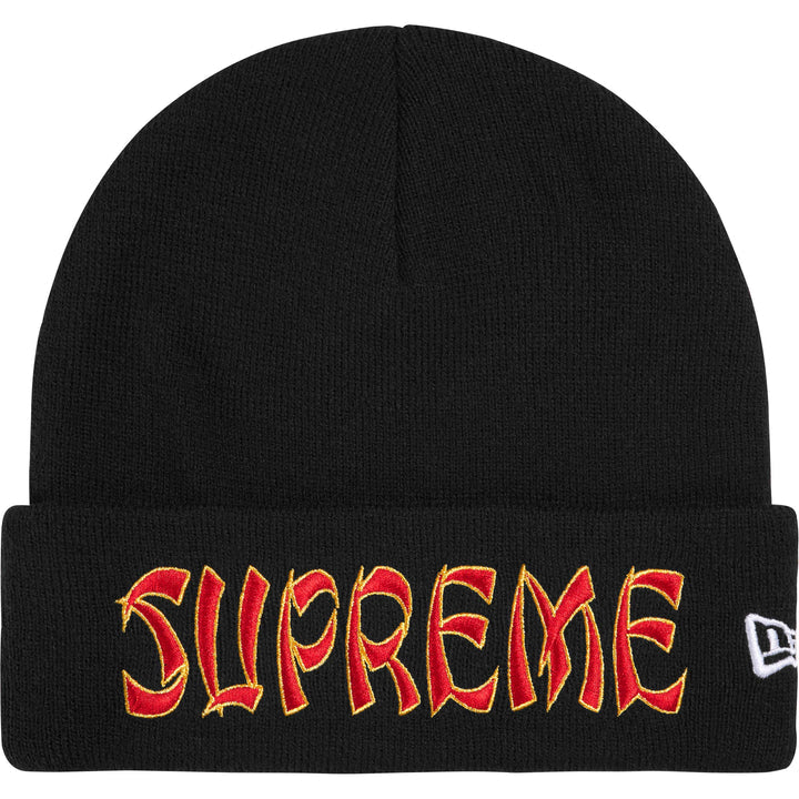 Supreme® New Era® Action Beanie Black