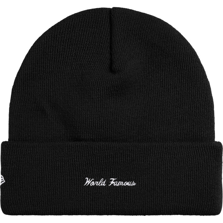 Supreme® New Era® Action Beanie Black