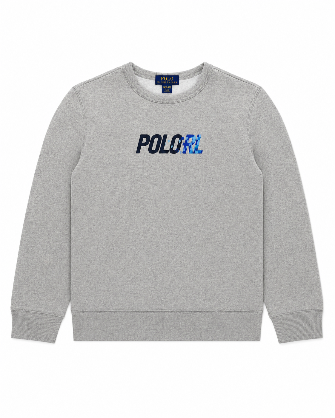 Polo Ralph Lauren Kids Gray Crewneck Sweatshirt – Classic Logo Pullover
