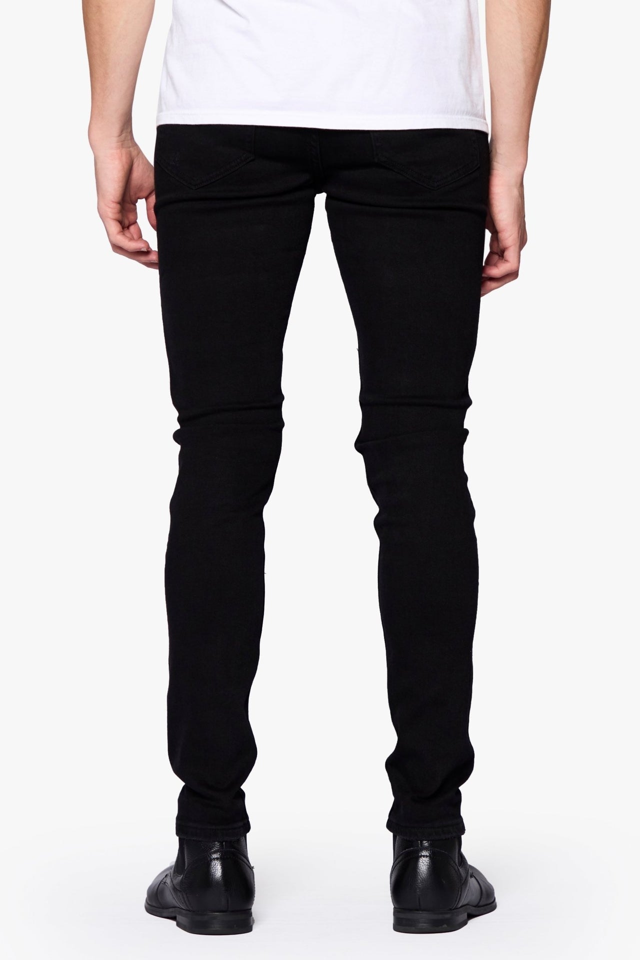 Anom Denim Flashka Anm007bc Jet black Skinny boot cut