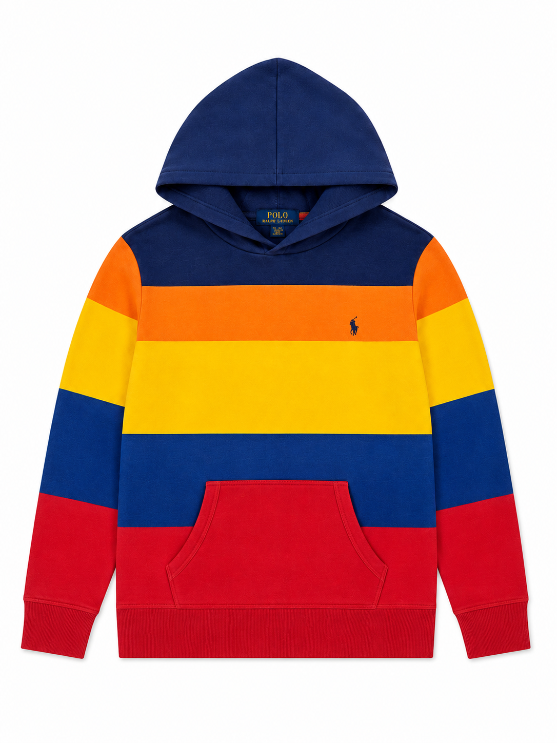 Polo Ralph Lauren Kids Colorblock Fleece Pullover Hoodie Multicolor