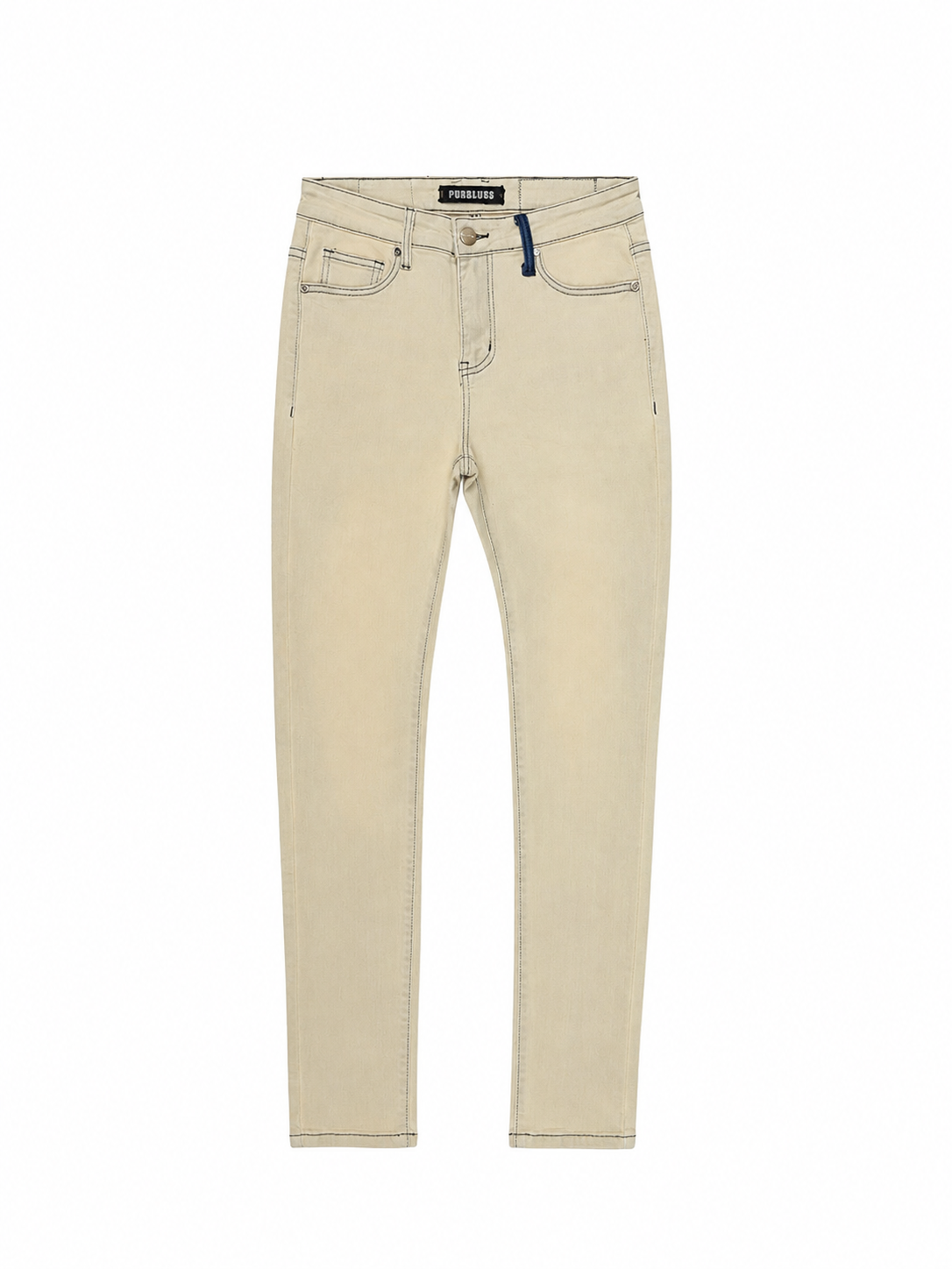 Pheelings Slim Fit Beige Wash Jeans