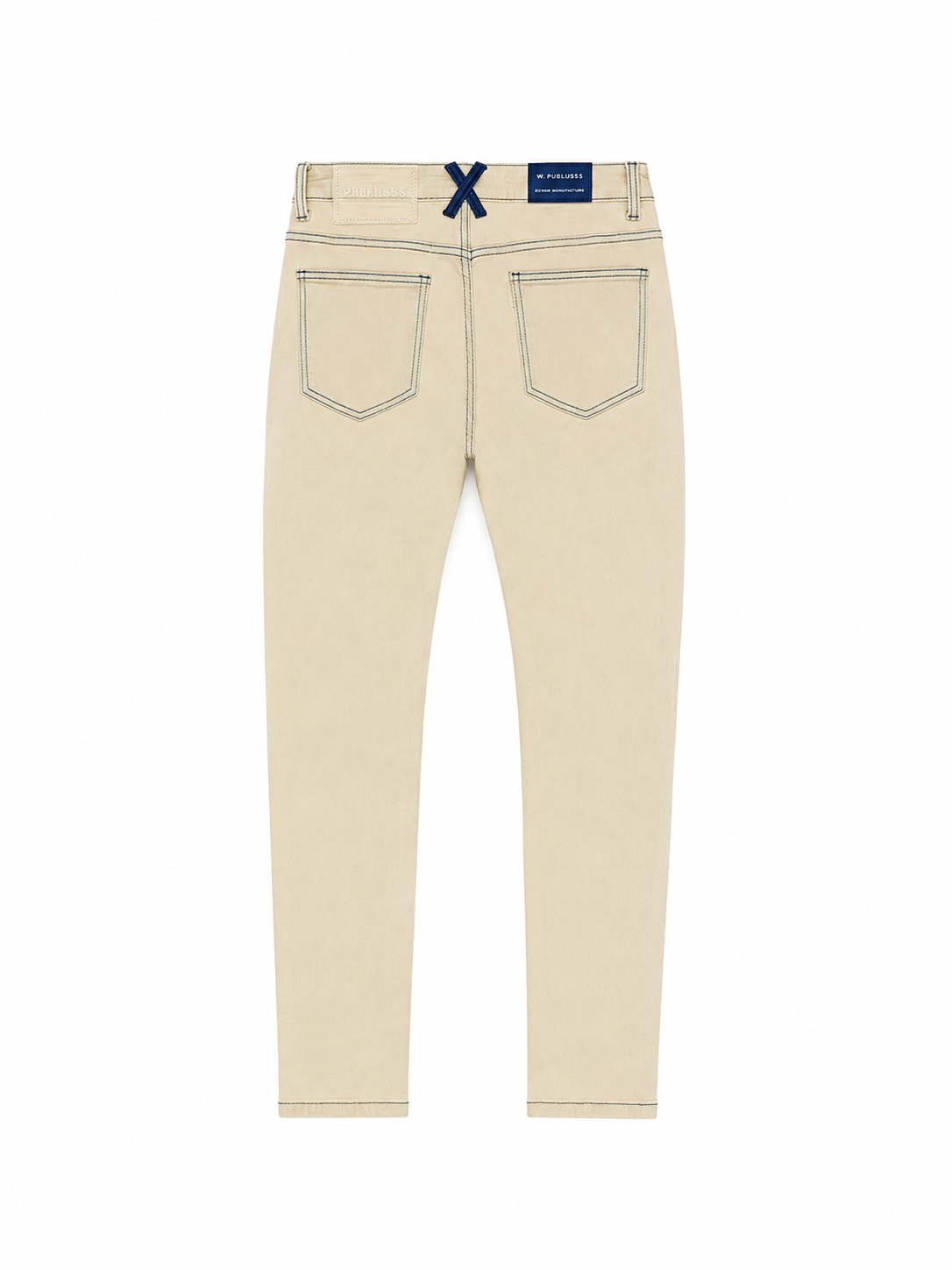 Pheelings Slim Fit Beige Wash Jeans