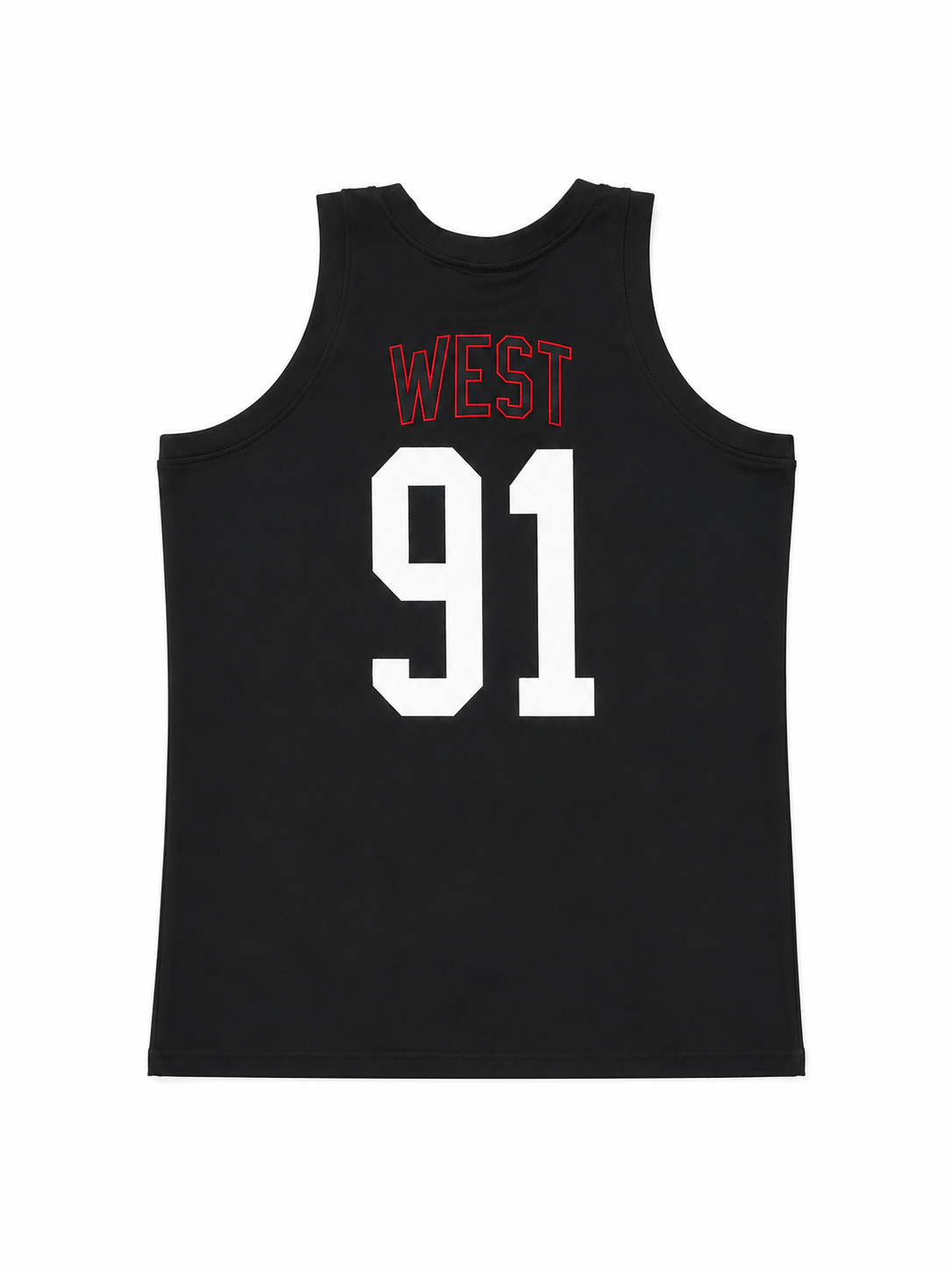 Headgear Classics Death Row Records West 91 Black Basketball Jersey