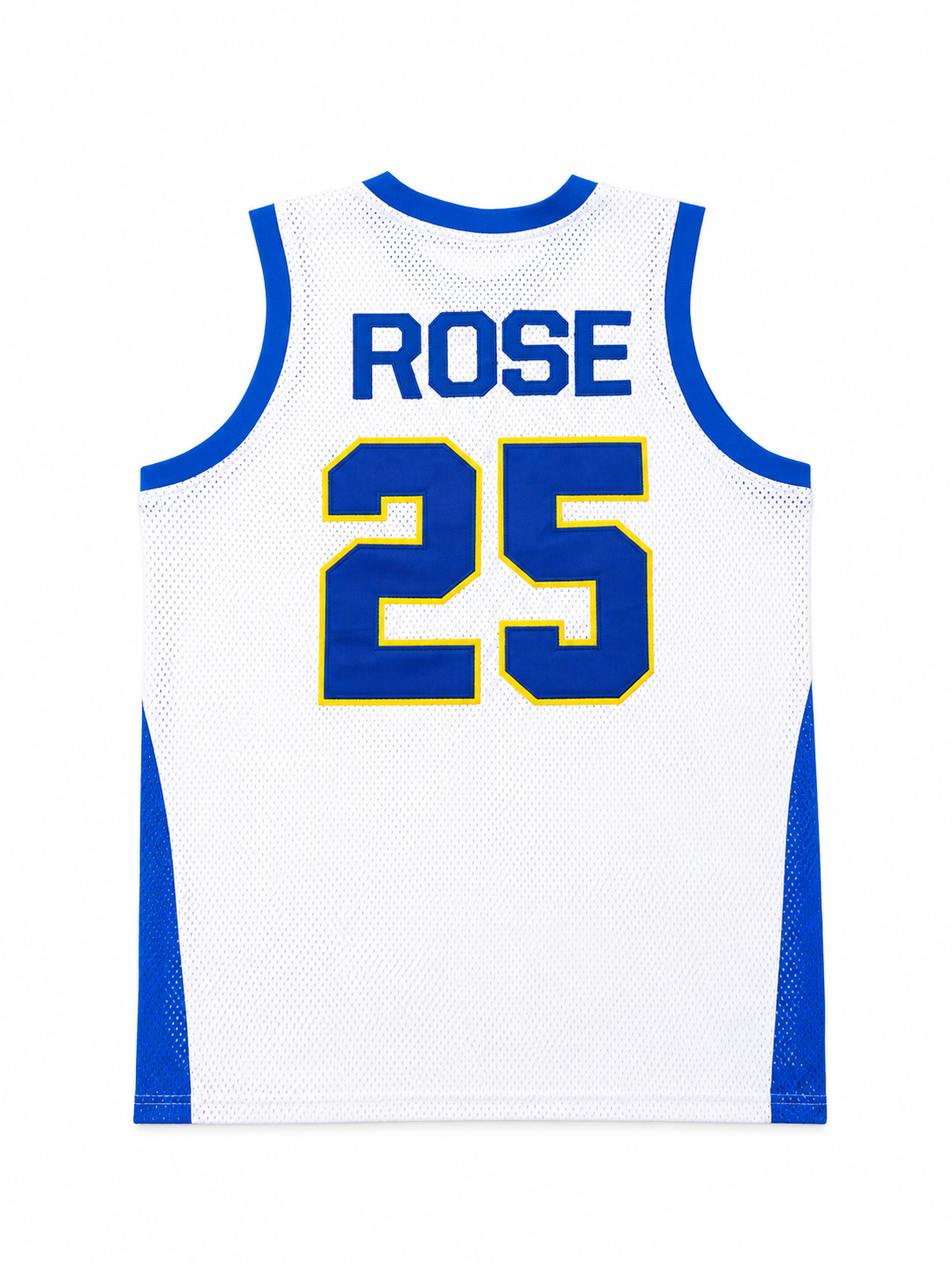 Headgear Classics Derrick Rose Simeon #25 White High School Basketball Jersey