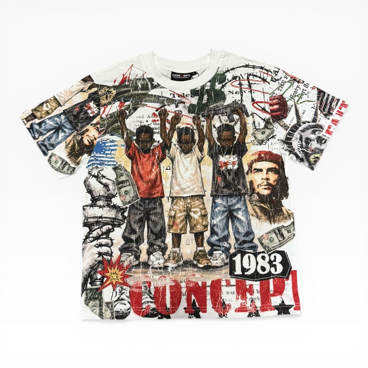 Concept "Over Fear" Tee - White