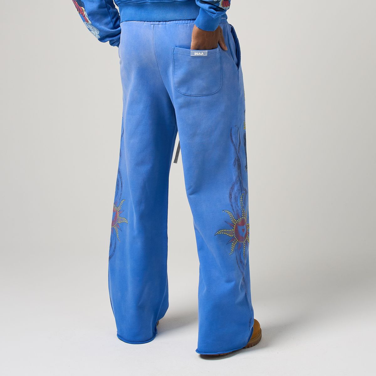 DUAA GARDEN HOODIE & SWEATPANTS (BLUE)