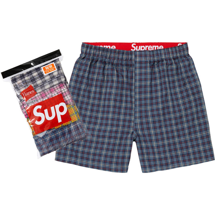 Supreme®/Hanes® Plaid Boxers (4 Pack)
