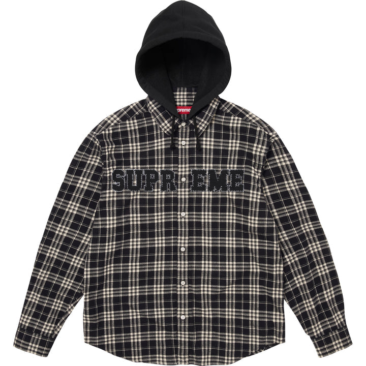 Supreme® Appliqué Hooded Flannel Shirt