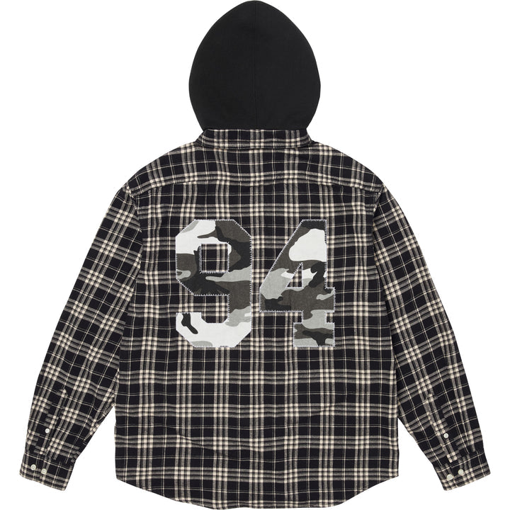 Supreme® Appliqué Hooded Flannel Shirt