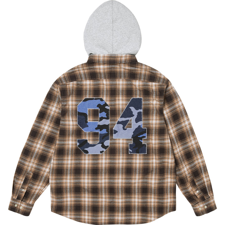 ジャケット・アウター Supreme Applique Hooded Flannel Shirt Supreme® Appliqué Hooded Flannel Shirt