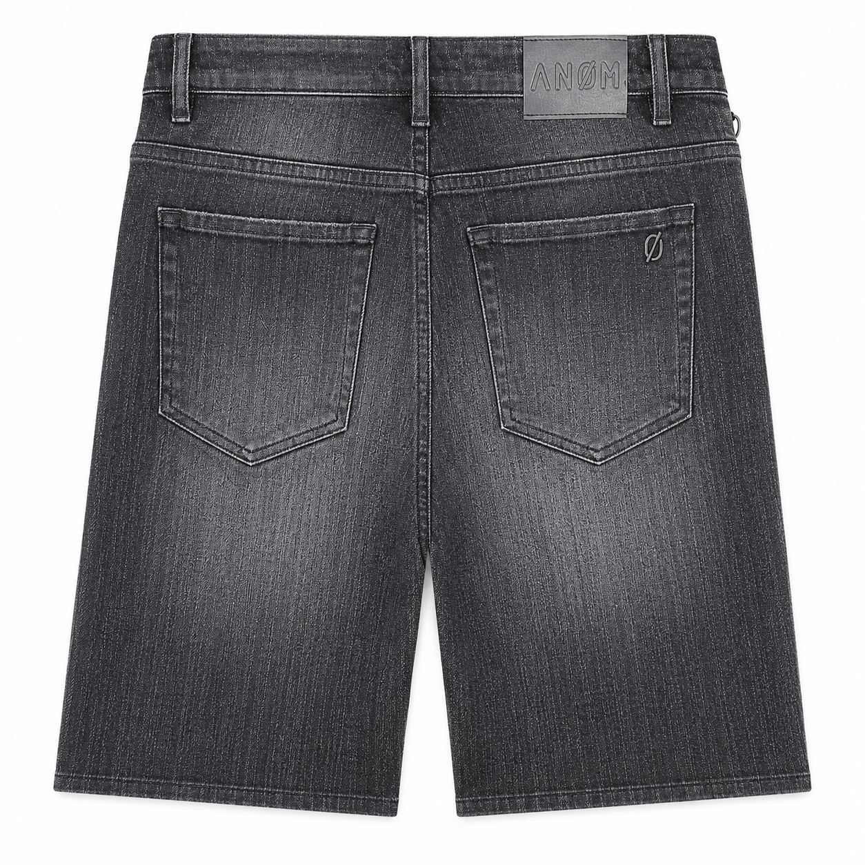 ANOM RIGID Vintage Black Denim Shorts (ANM238SH)