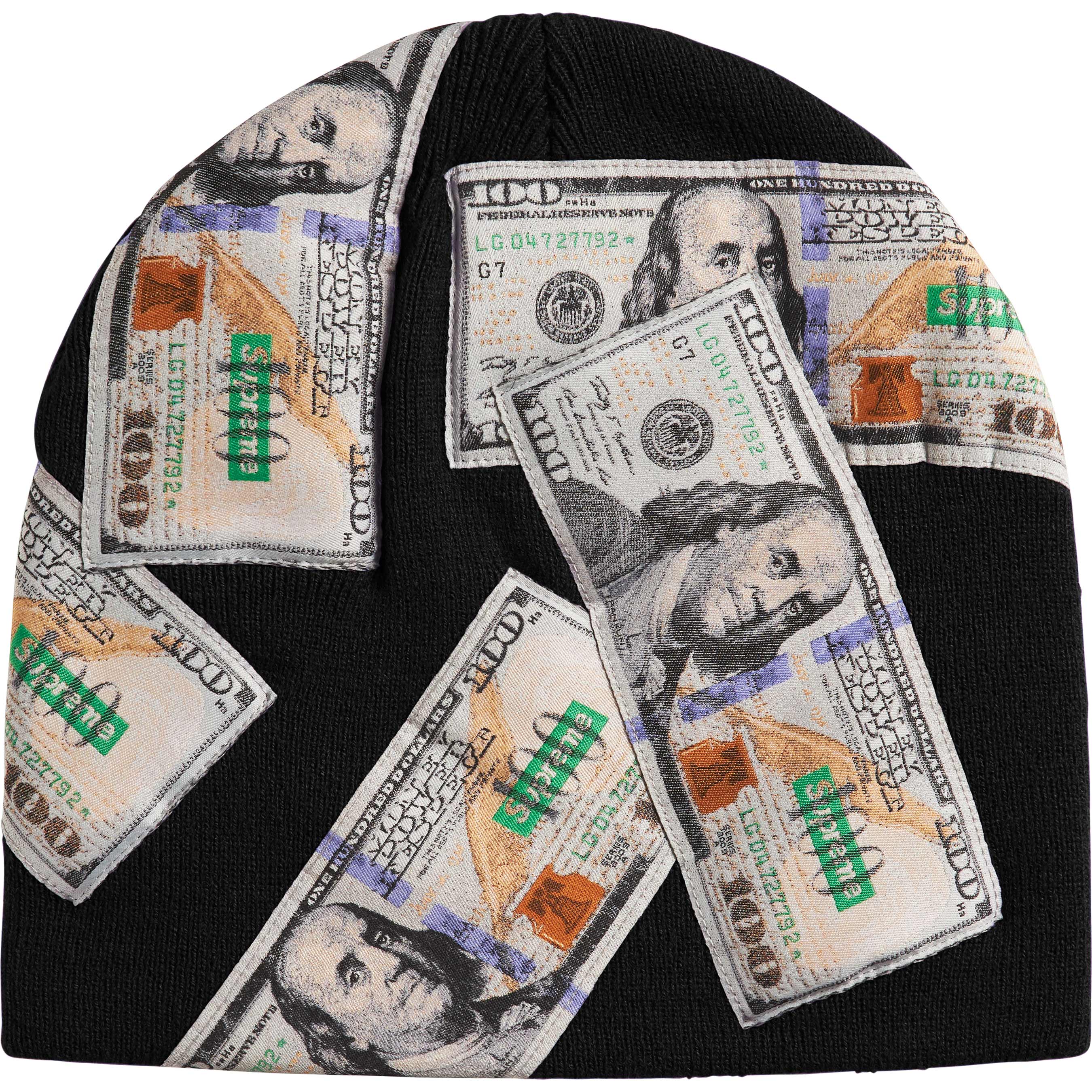 SUPREME® MONEY BEANIE BLACK