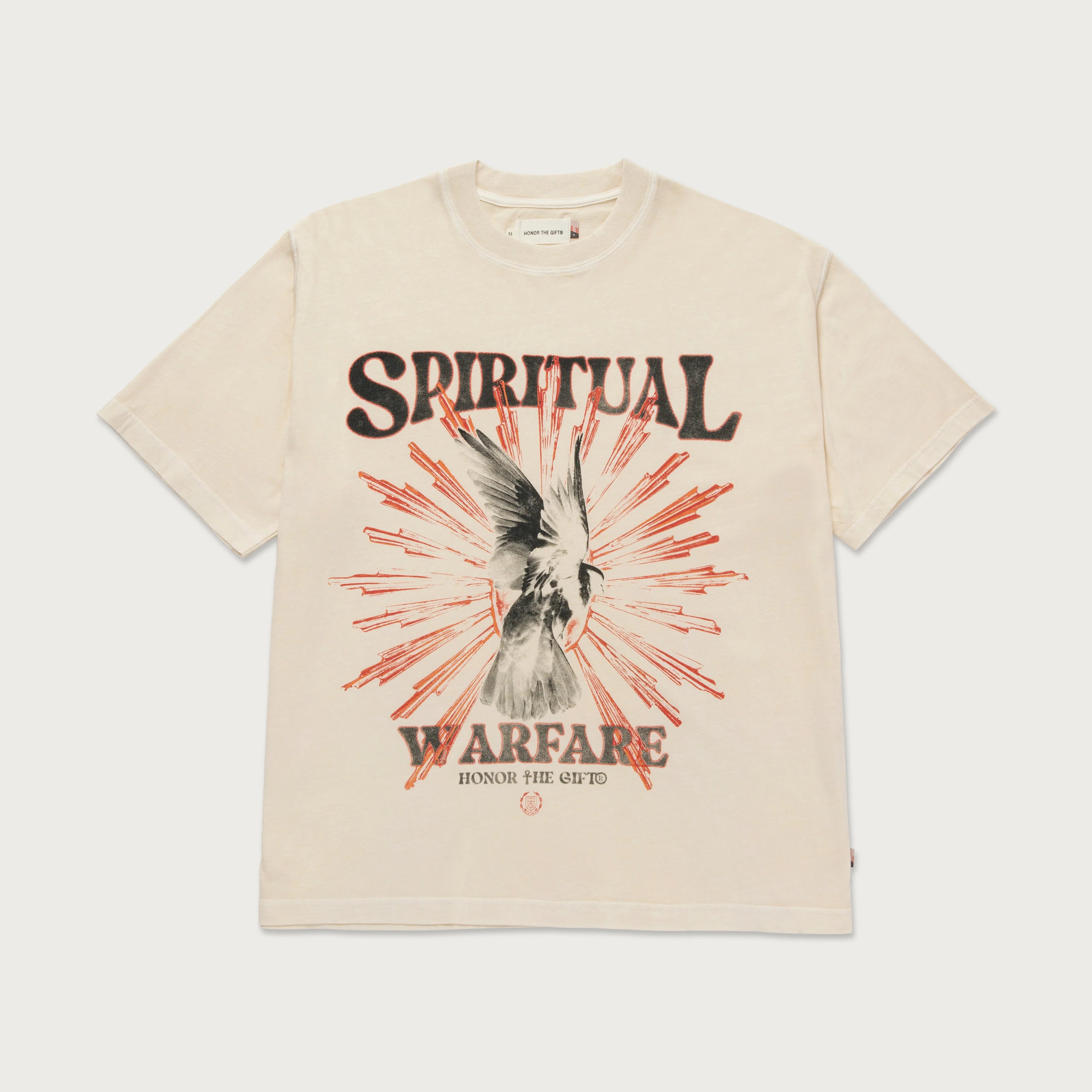 Honor the gift Spiritual Conflict T-Shirt - Bone