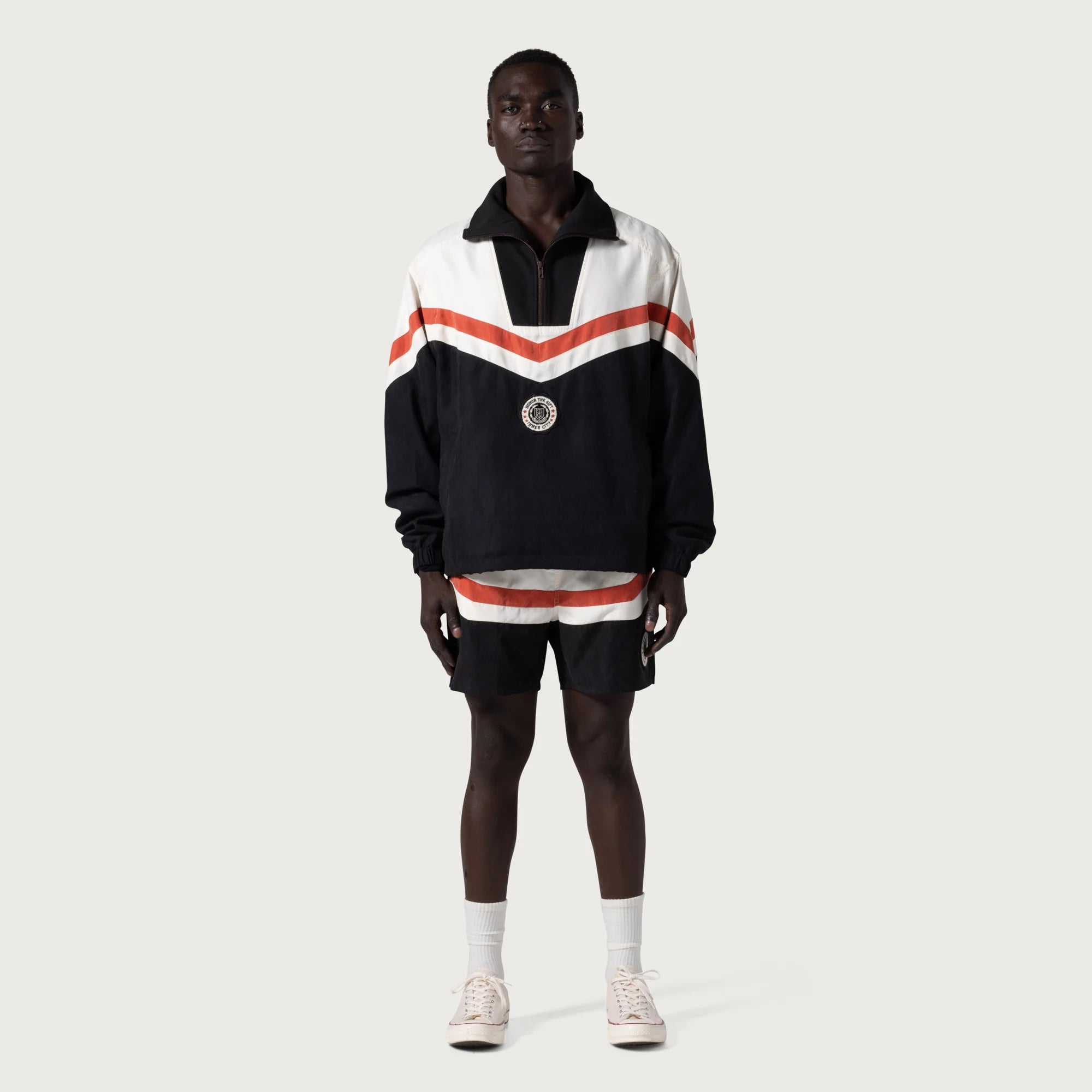 Honor the gift Brushed Poly Track Short - Black