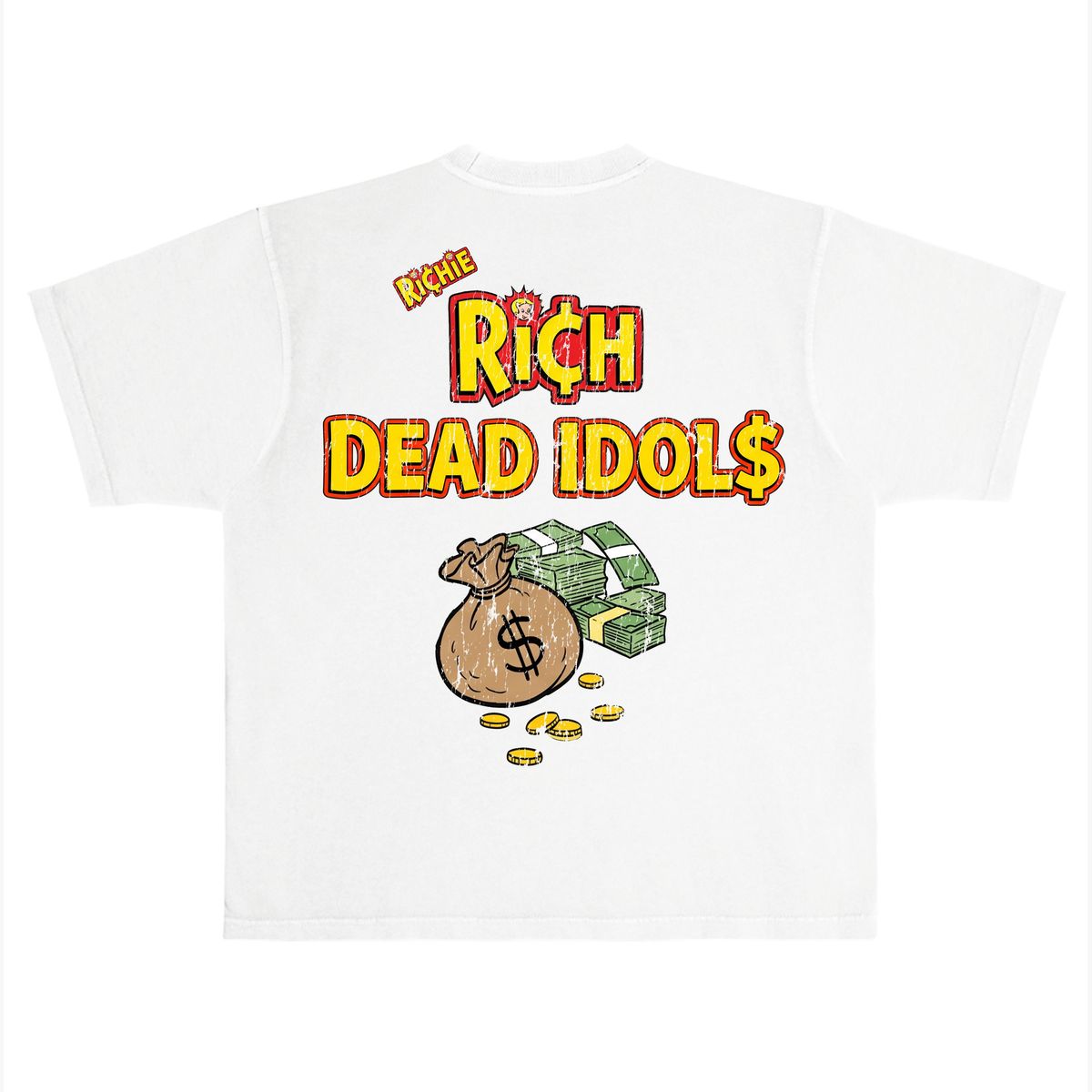 Rich Dead Idols "RICHIE RICH" T-SHIRT WHITE
