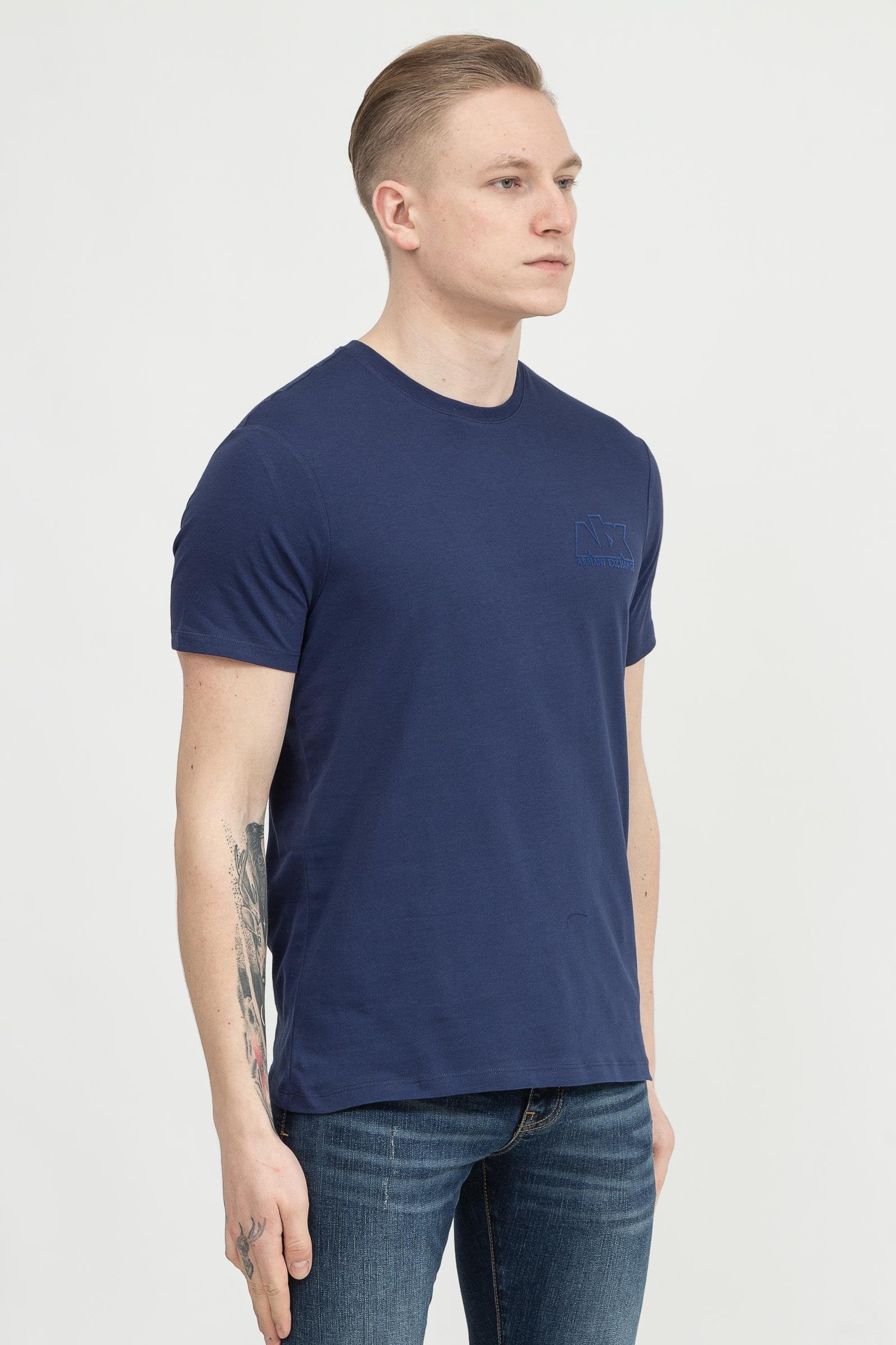 Armani Exchange Blue Tee