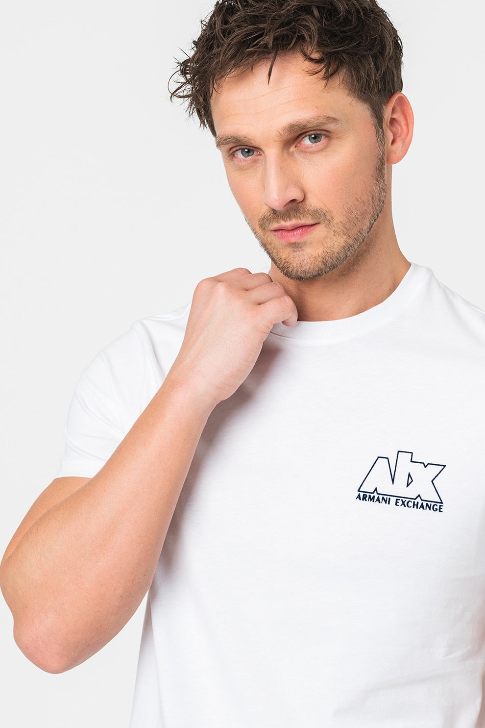 Armani Exchange White T-Shirts