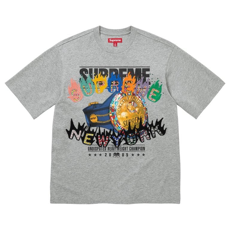 Supreme® Undisputed S/S Top HTH GREY