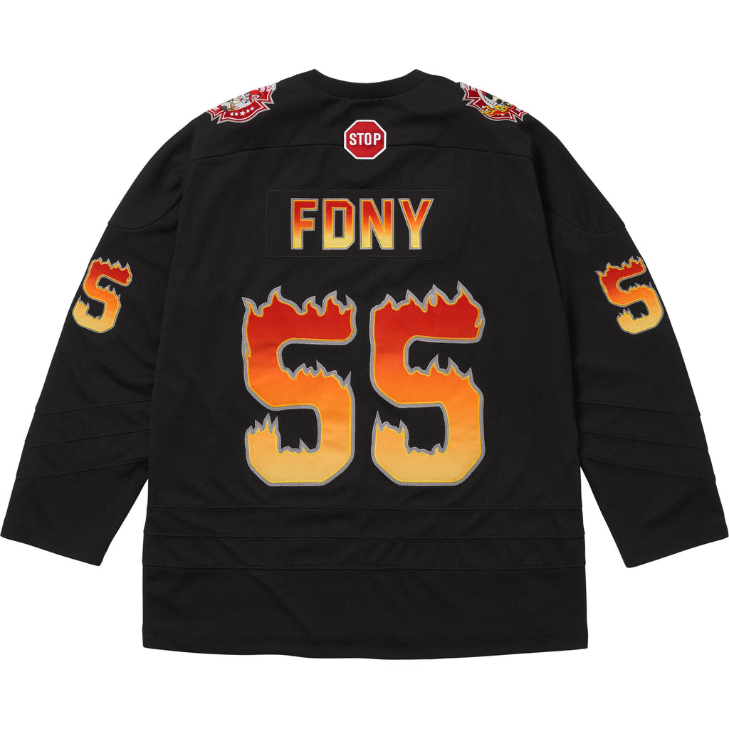 Supreme® FDNY HOCKEY JERSEY BLACK
