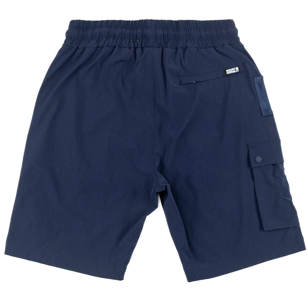 MAKOBI ADORNI NYLON SHORTS NAVY
