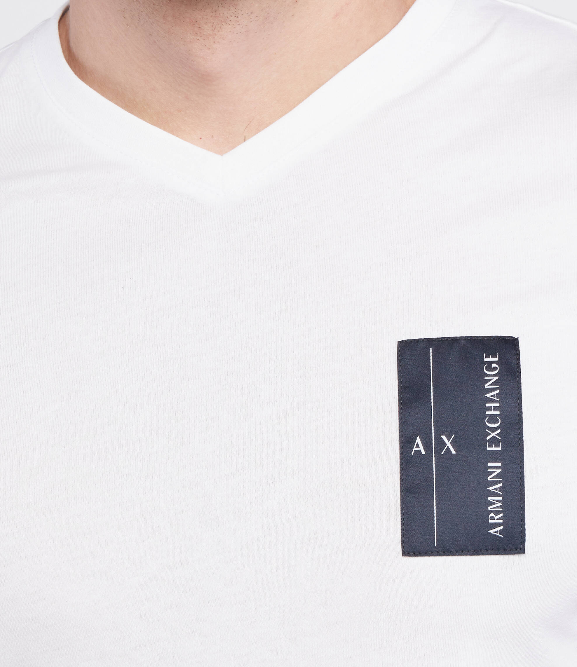 Armani Exchange White Navy T-Shirs