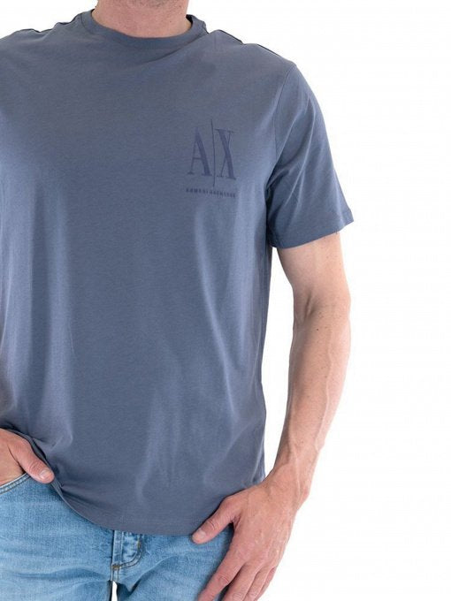 Armani Exchange Powder Blue T-Shirts