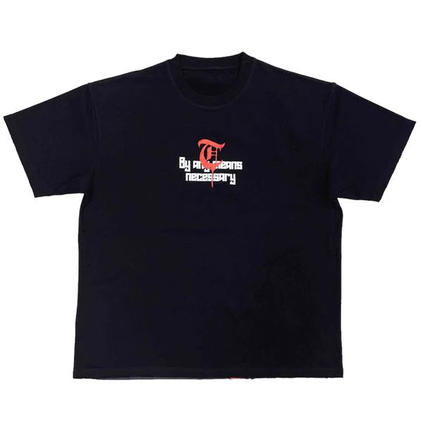 Trnchs By any means black tee