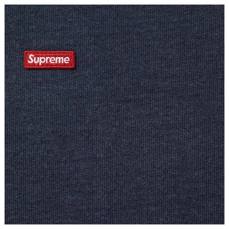 Supreme® Small Box Zip Up Hooded Sweatshirt Navy